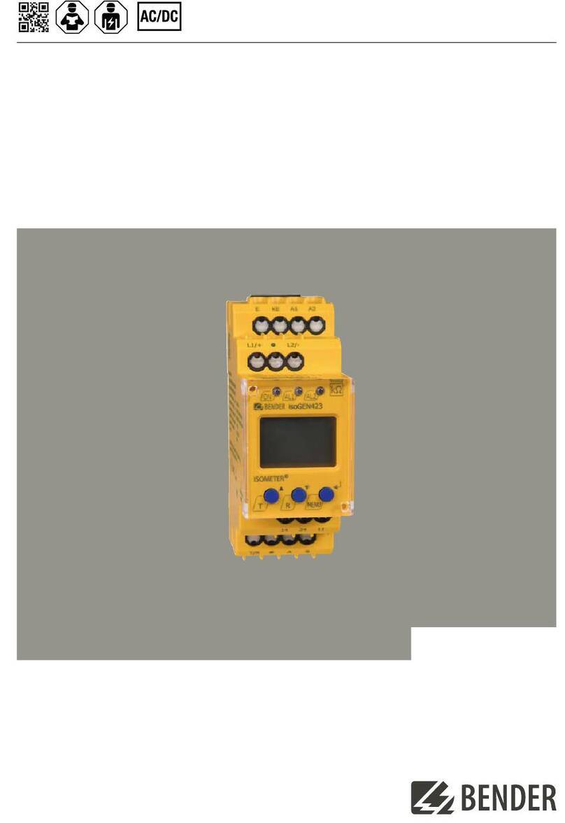 Bender ISOMETER isoGEN423 User manual