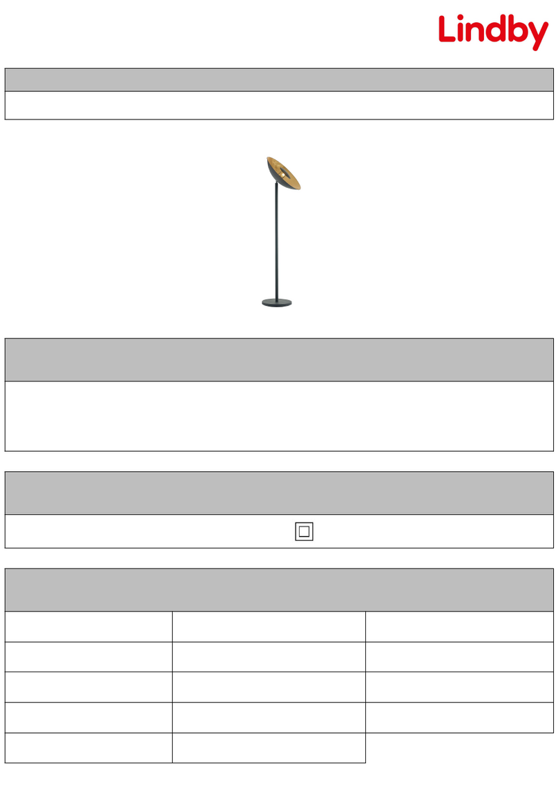 Lindby Paislee User manual