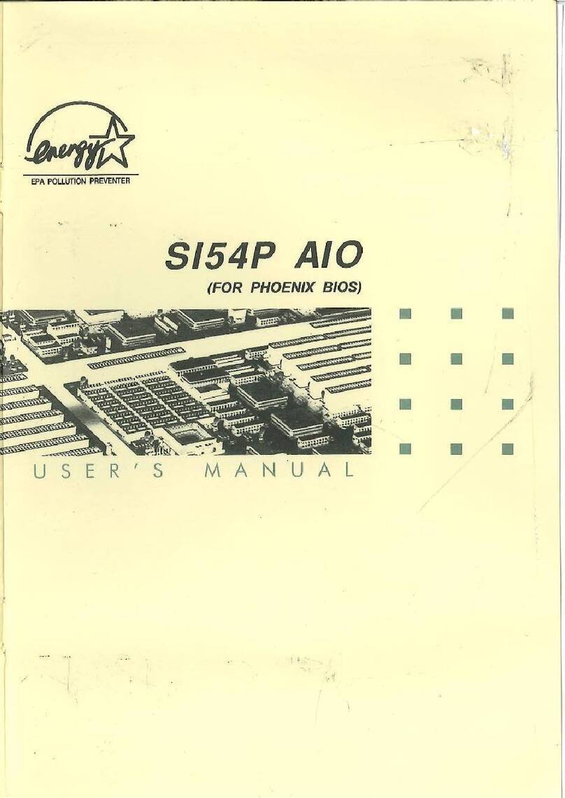 ECS Electronics SI54P AIO User manual ECS Electronics SI54P AIO User manual