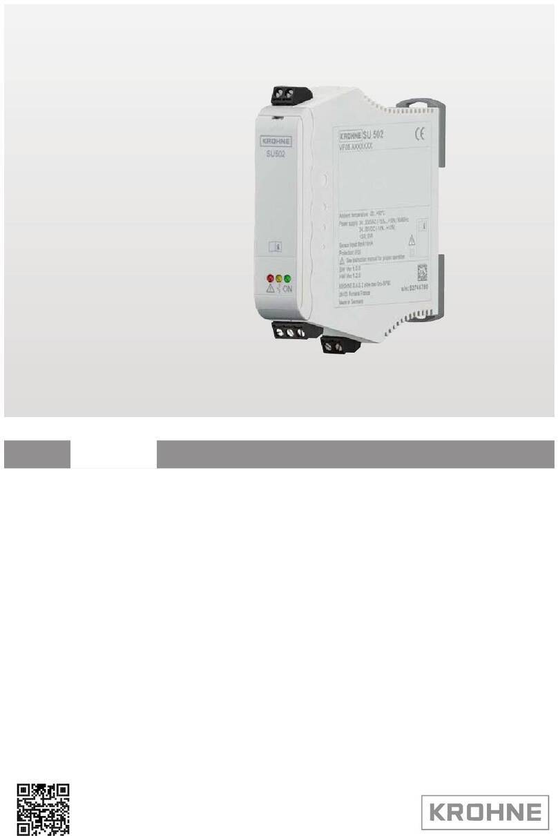 KROHNE SU 502 Handbook