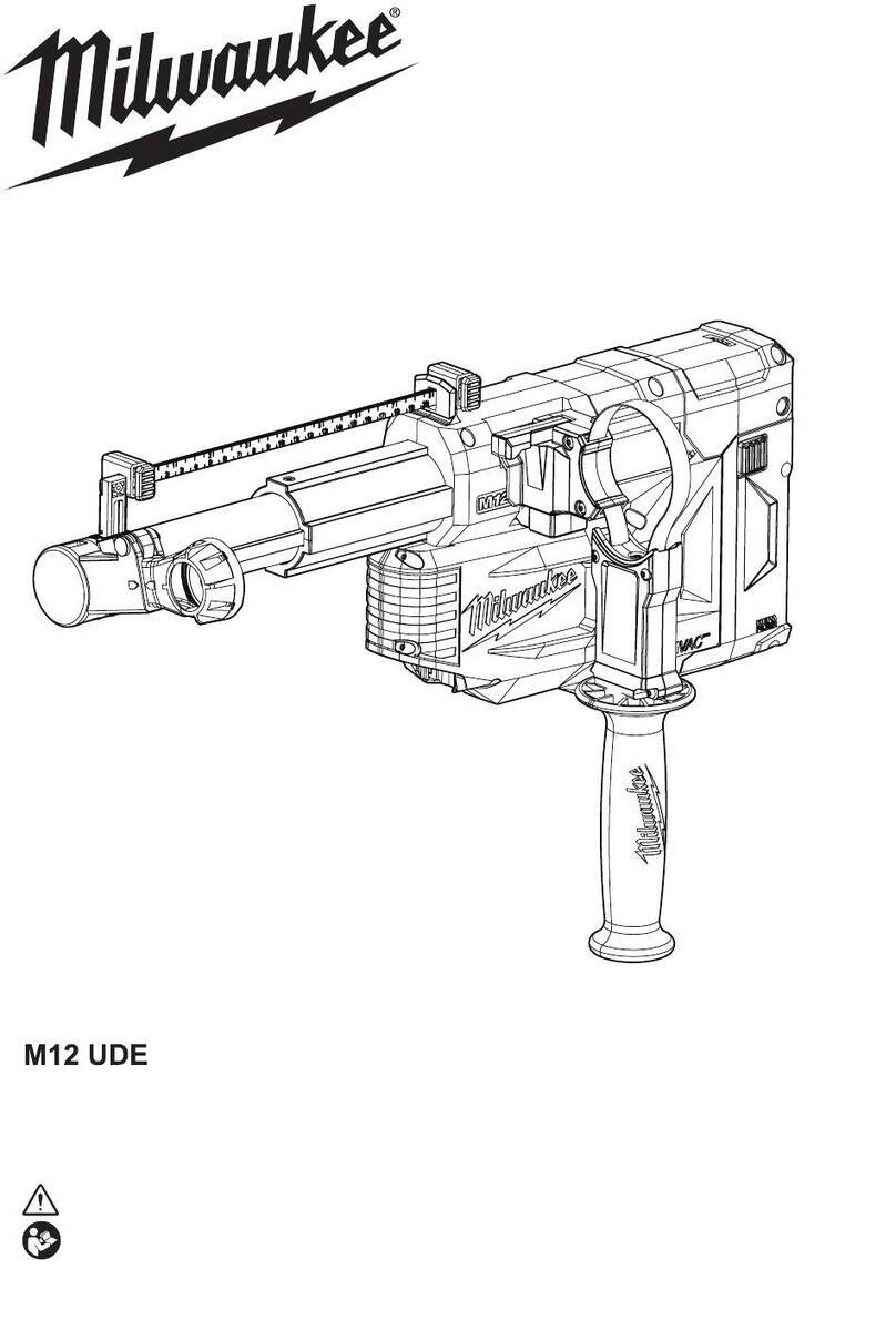 Milwaukee HAMMERVAC M12 UDEL Operator's manual