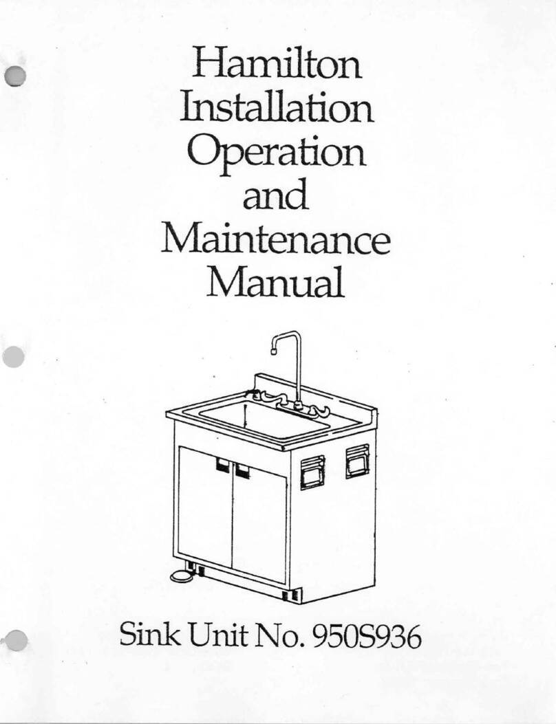 Hamilton 950S936 Installation, operation and maintenance manual Hamilton 950S936 Installation, operation and maintenance manual