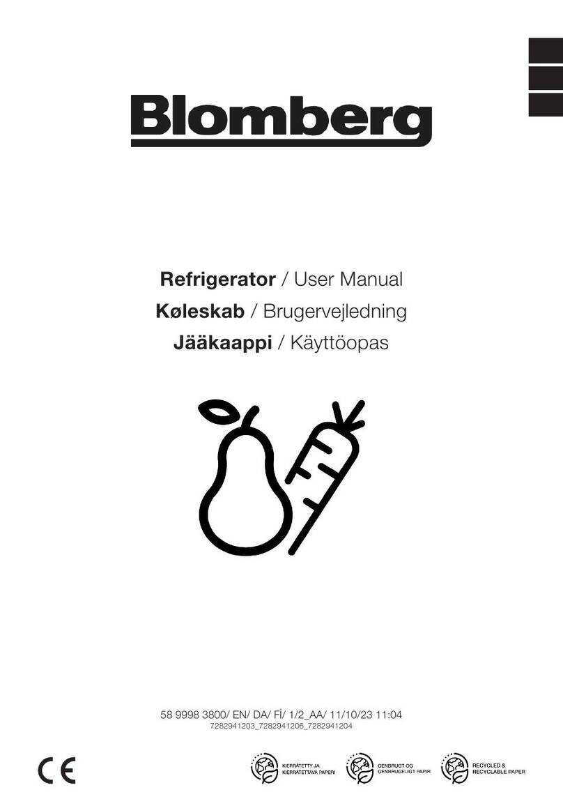 Blomberg KND9800XBR User manual Blomberg KND9800XBR User manual