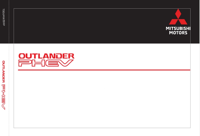 Mitsubishi MOTORS OUTLANDER PHEV 2023 owner's manual