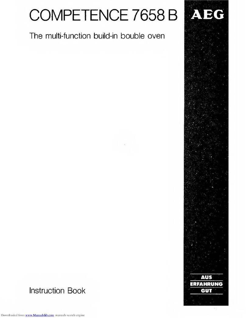 AEG COMPETENCE 7658 B User manual