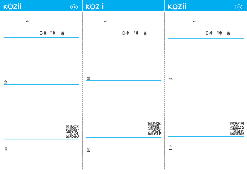 KOZii KPACK3G50SRVBCCT instruction manual