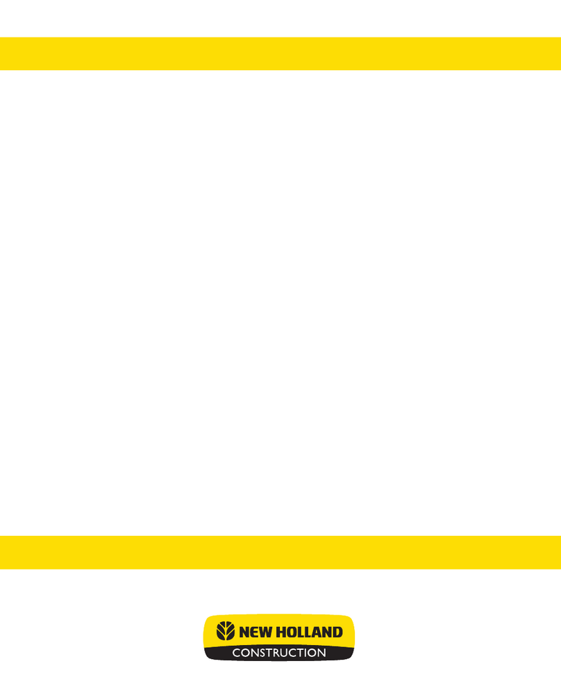 New Holland E135BSR ROPS Tier III User manual