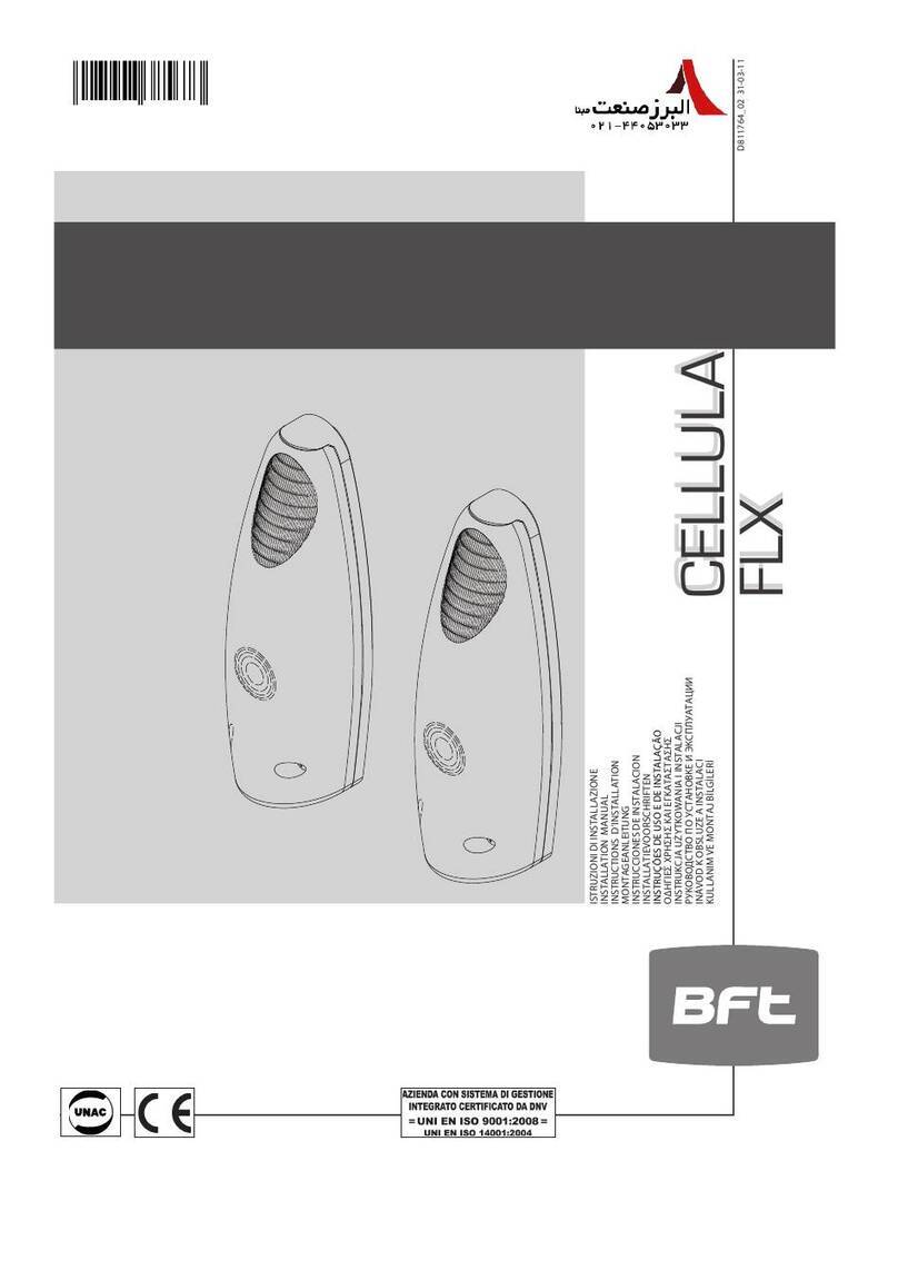 BFT CELLULA FLX User manual