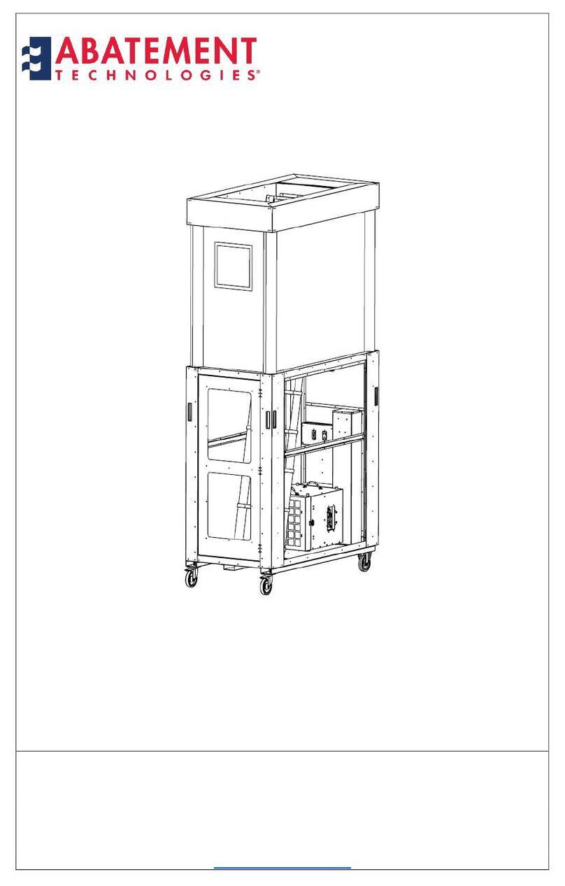 Abatement Technologies AIRE GUARDIAN AG8000 instruction manual