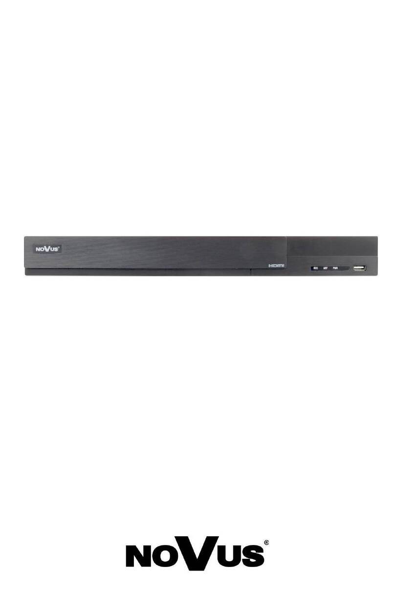 Novus NHDR-6116A-H2-II User manual