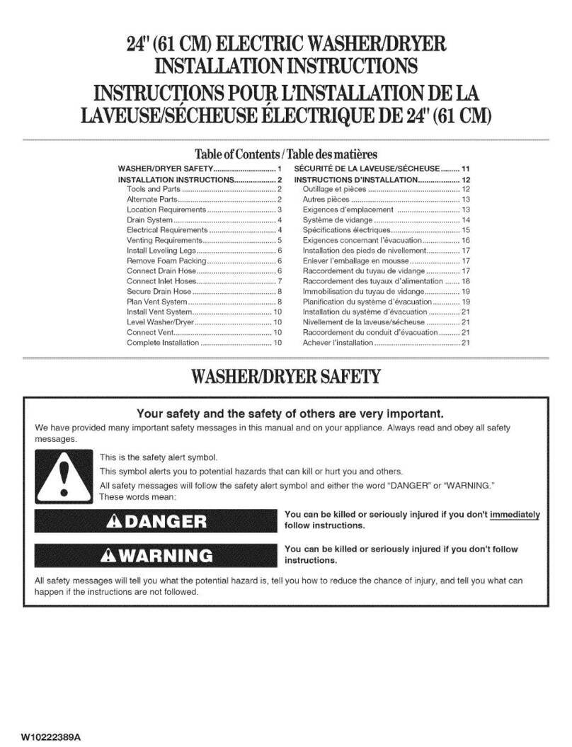 Whirlpool YLTE5243DQB User manual