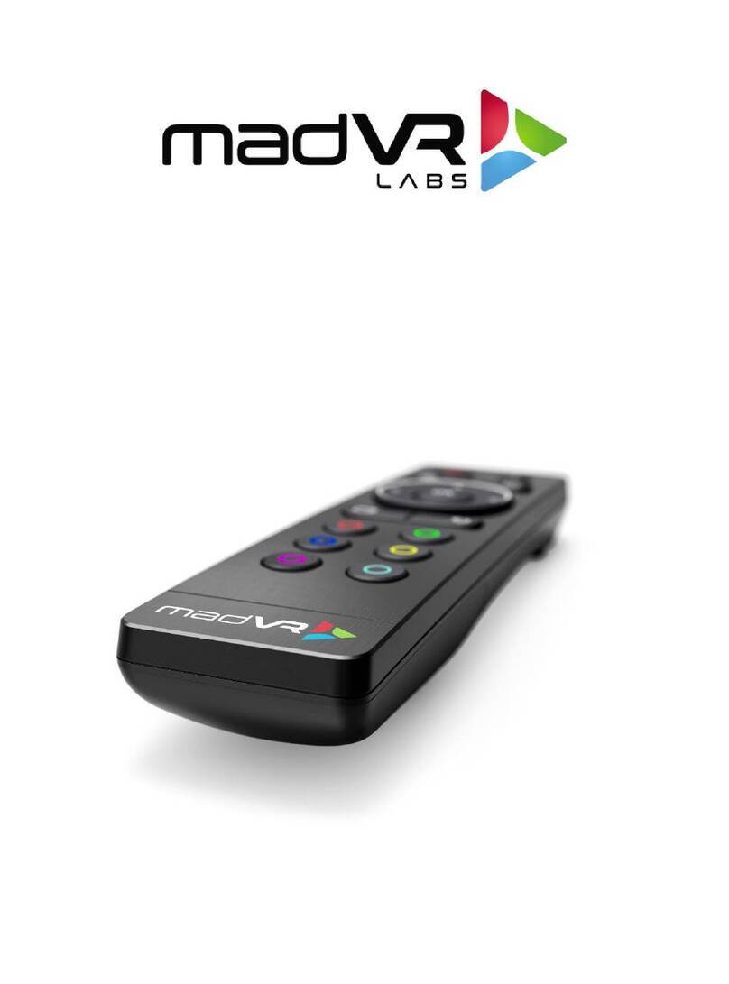 madVR Envy RC2 User manual
