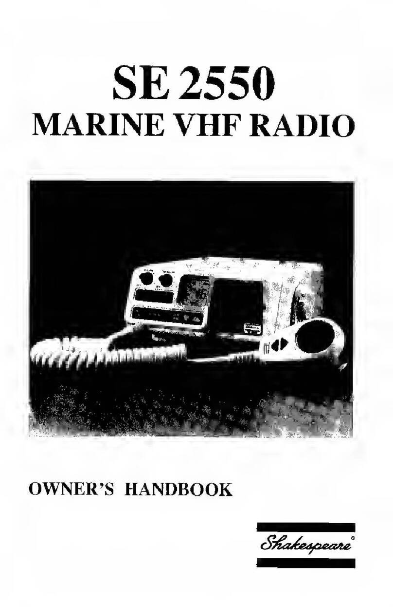 Shakespeare Electronic SE 2550 User guide