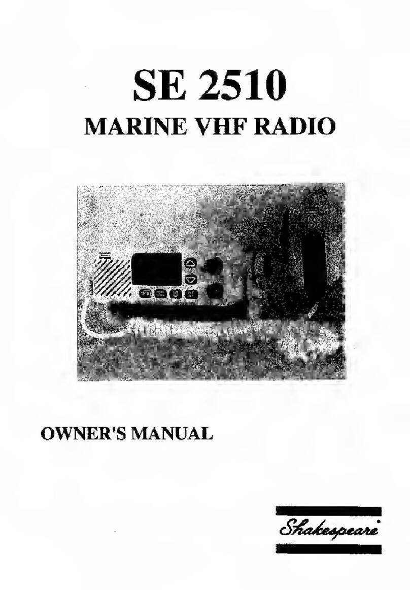 Shakespeare Electronic SE 2510 User manual