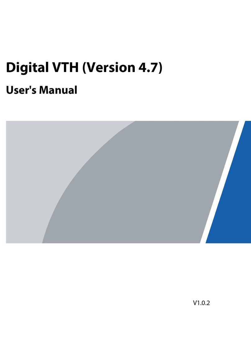 Dahua Technology VTH2421FW-P user manual Dahua Technology VTH2421FW-P user manual