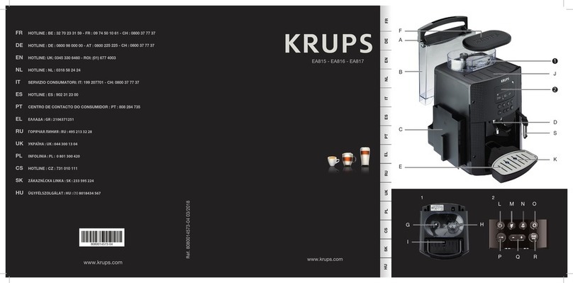 Krups EA817 User manual