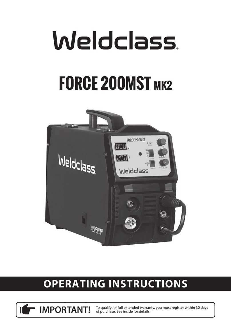 Weldclass FORCE 200MST MK2 User manual