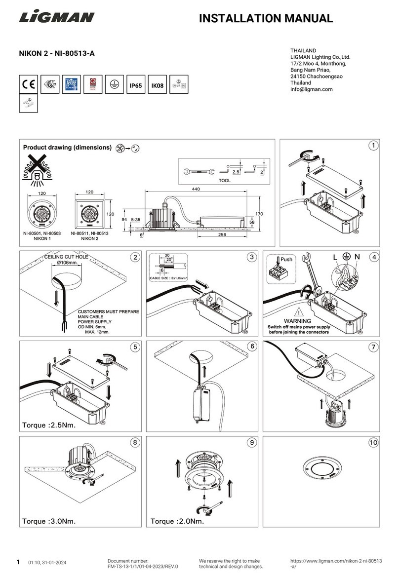 LIGMAN NI-80513-A User manual