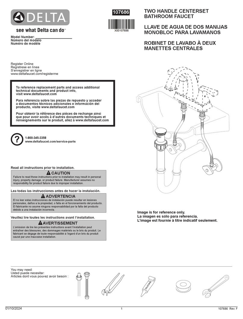 Delta PIERCE 25899LF manual