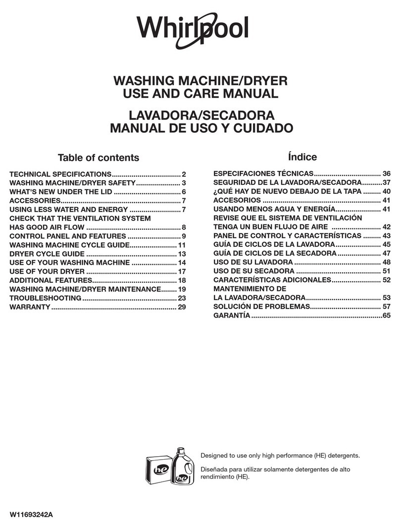 Whirlpool 7MWET4027HW User manual
