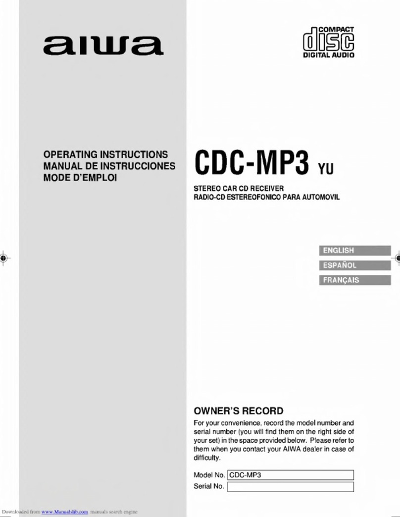 Aiwa CDC-MP3 YU operating instructions