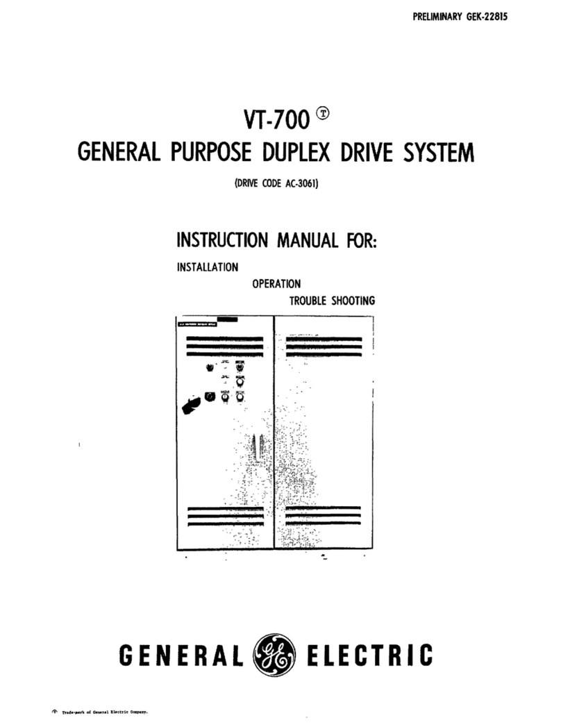 GE VT-700 User manual GE VT-700 User manual
