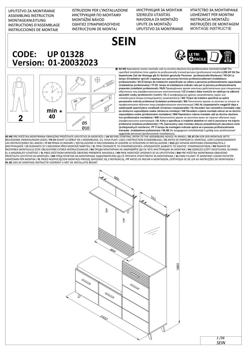 Dedeman SEIN UP 01328 User manual