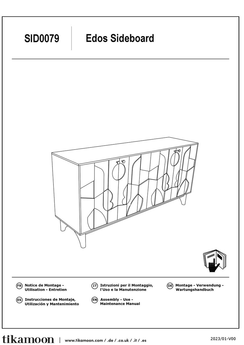 tikamoon Edos SID0079 Assembly, Use, Maintenance Manual tikamoon Edos SID0079 Assembly, Use, Maintenance Manual