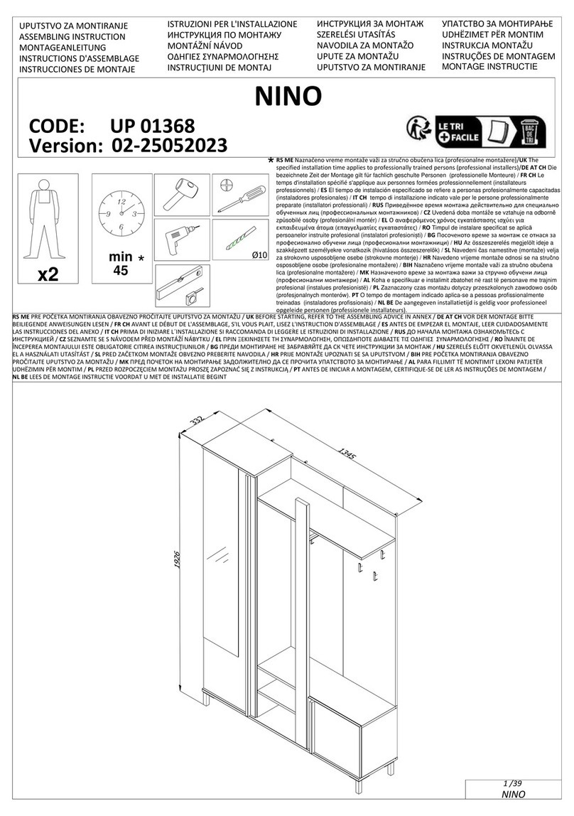 Dedeman NINO UP 01368 User manual