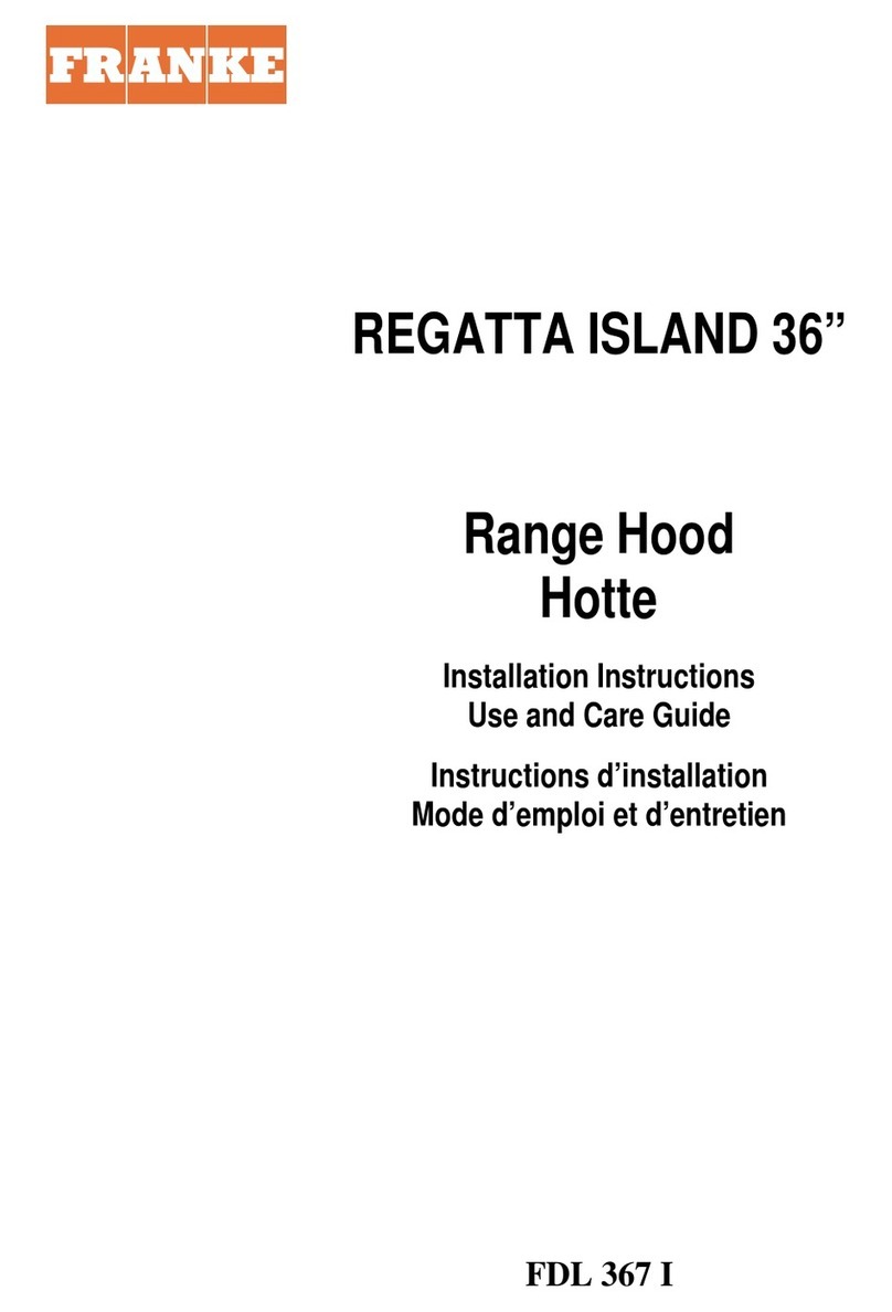 Franke REGATTA FDL 367 I User manual Franke REGATTA FDL 367 I User manual