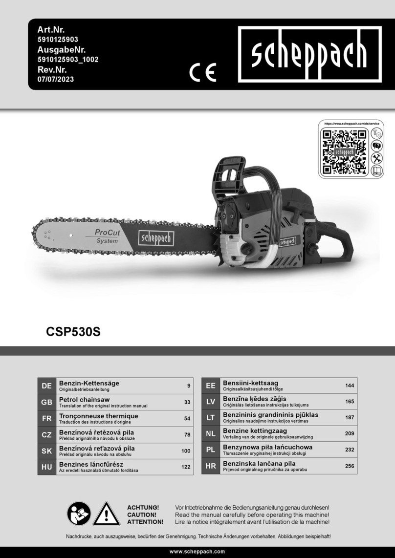Scheppach CSP530S Quick start guide