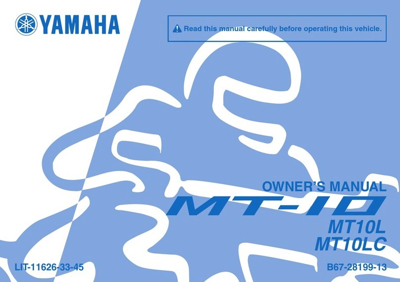 Yamaha MT-10 2020 owner's manual