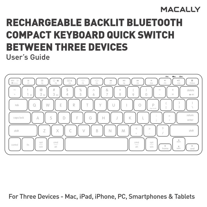 Macally BTBLMINIZKEY User manual