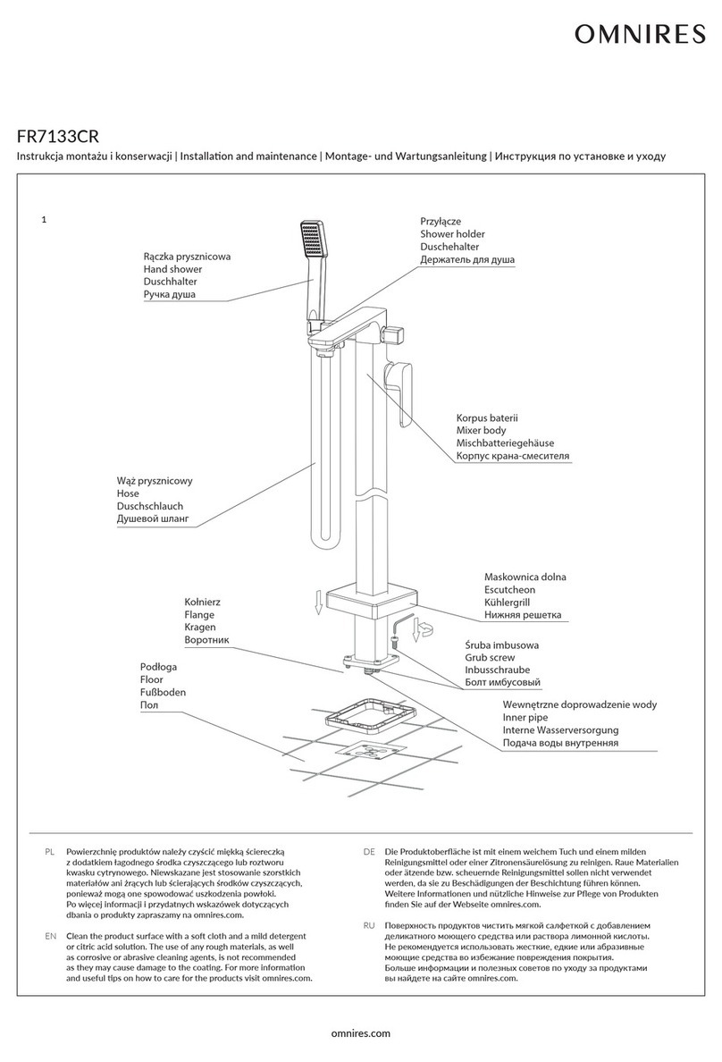 Omnires FR7133CR Instruction Manual Omnires FR7133CR Instruction Manual