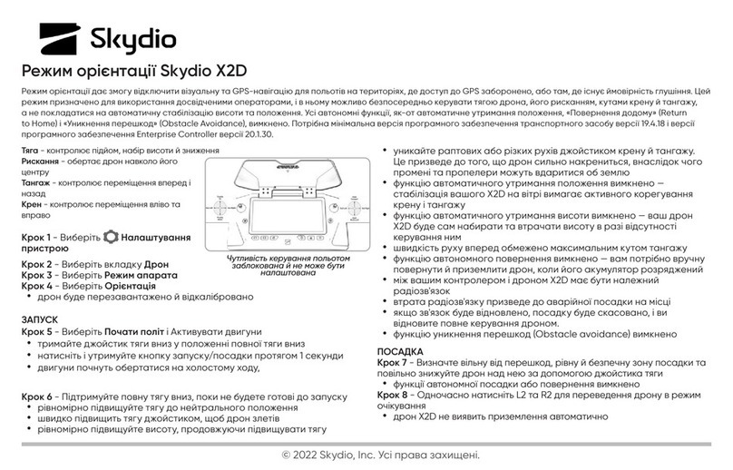 Skydio X2D User manual