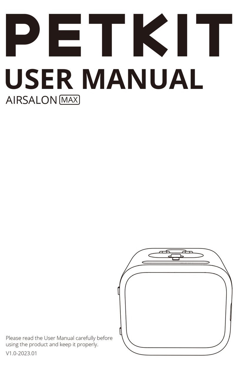 PETKIT AIRSALON MAX User manual
