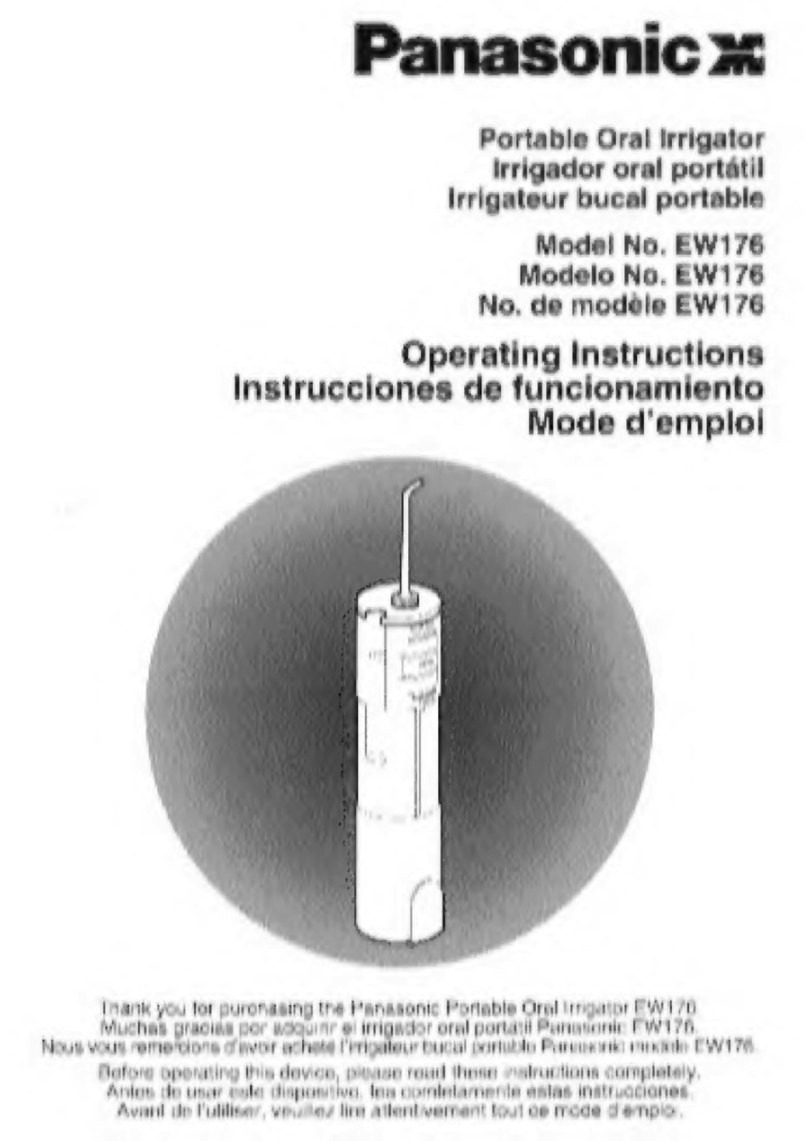 Panasonic EW-176 User manual Panasonic EW-176 User manual