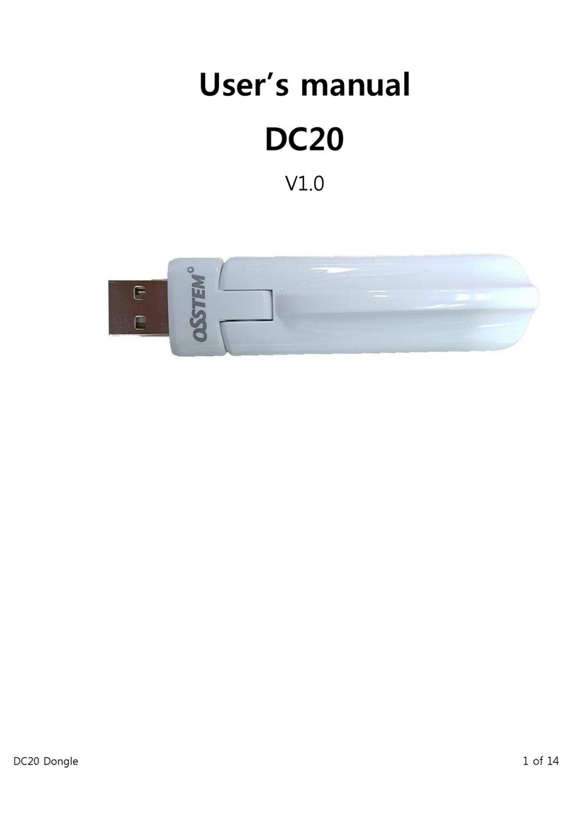 Osstem DC20 user manual