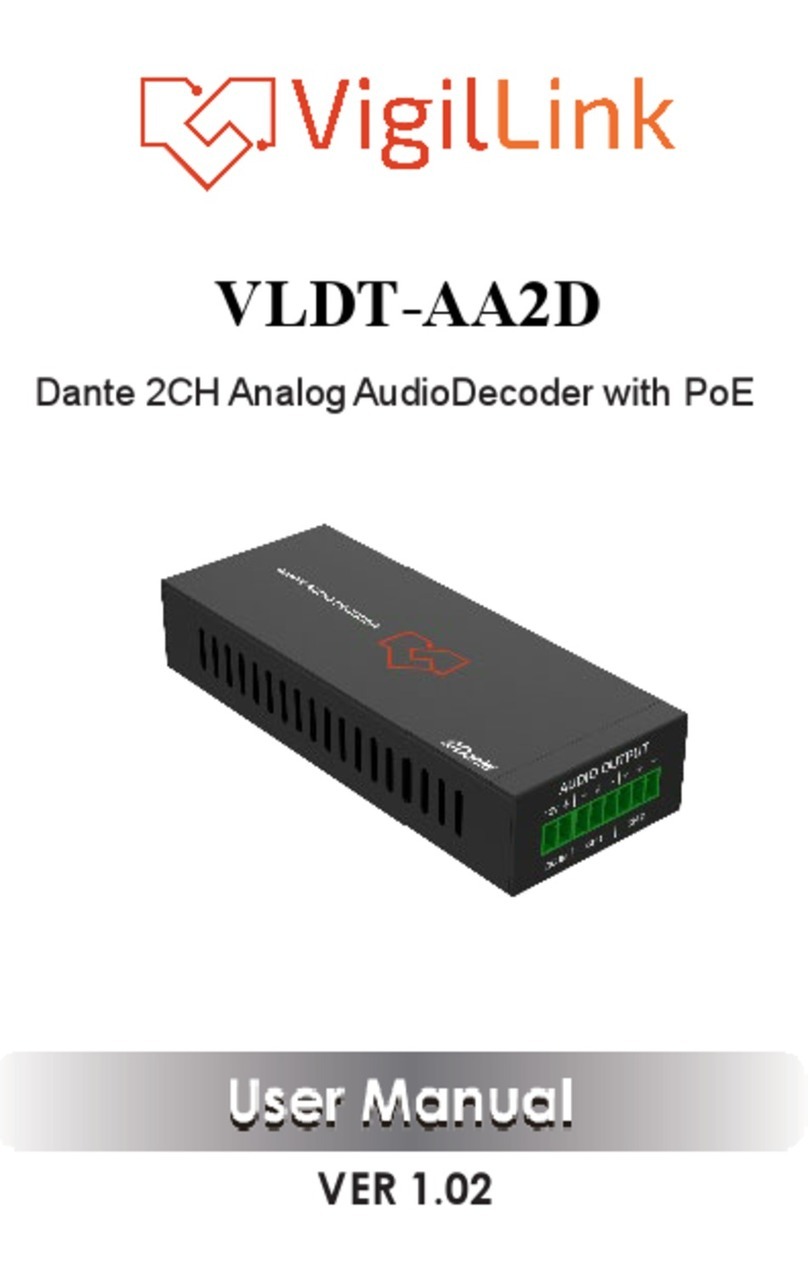 VigilLink VLDT-AA2D user manual