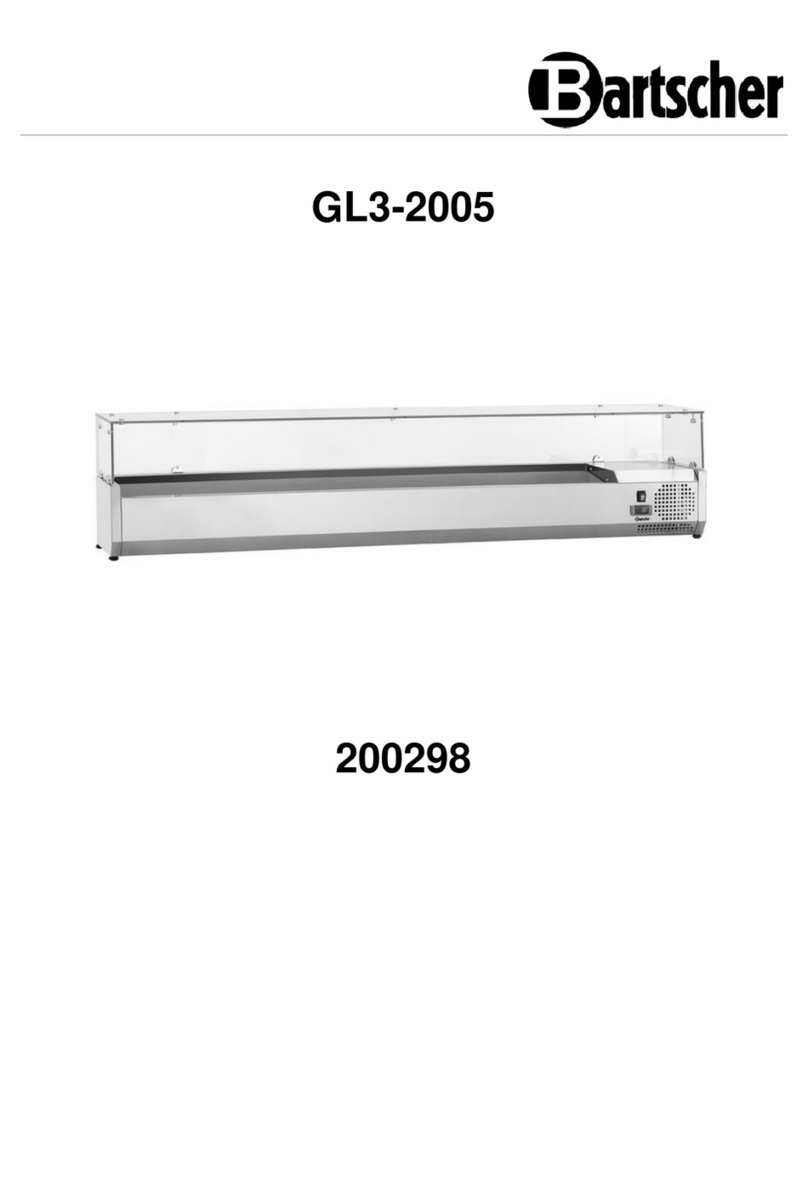 Bartscher GL3-2005 User manual