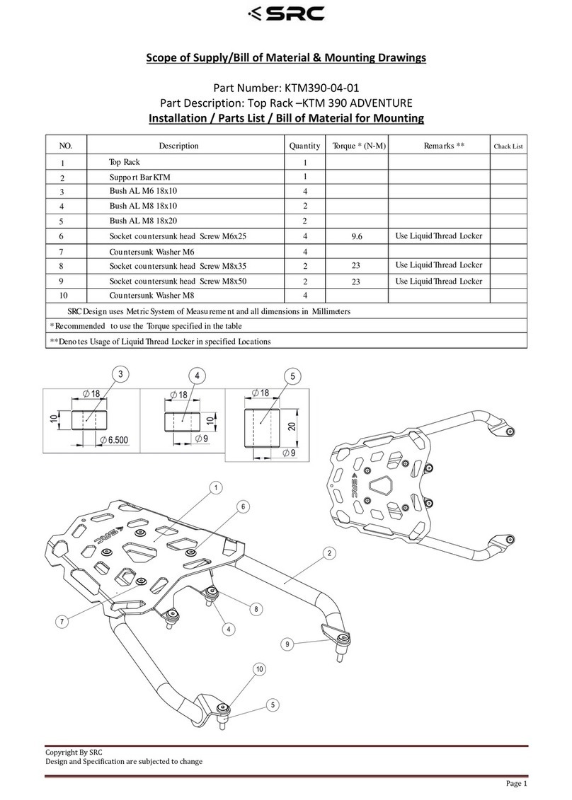 SRC KTM390-04-01 User manual SRC KTM390-04-01 User manual