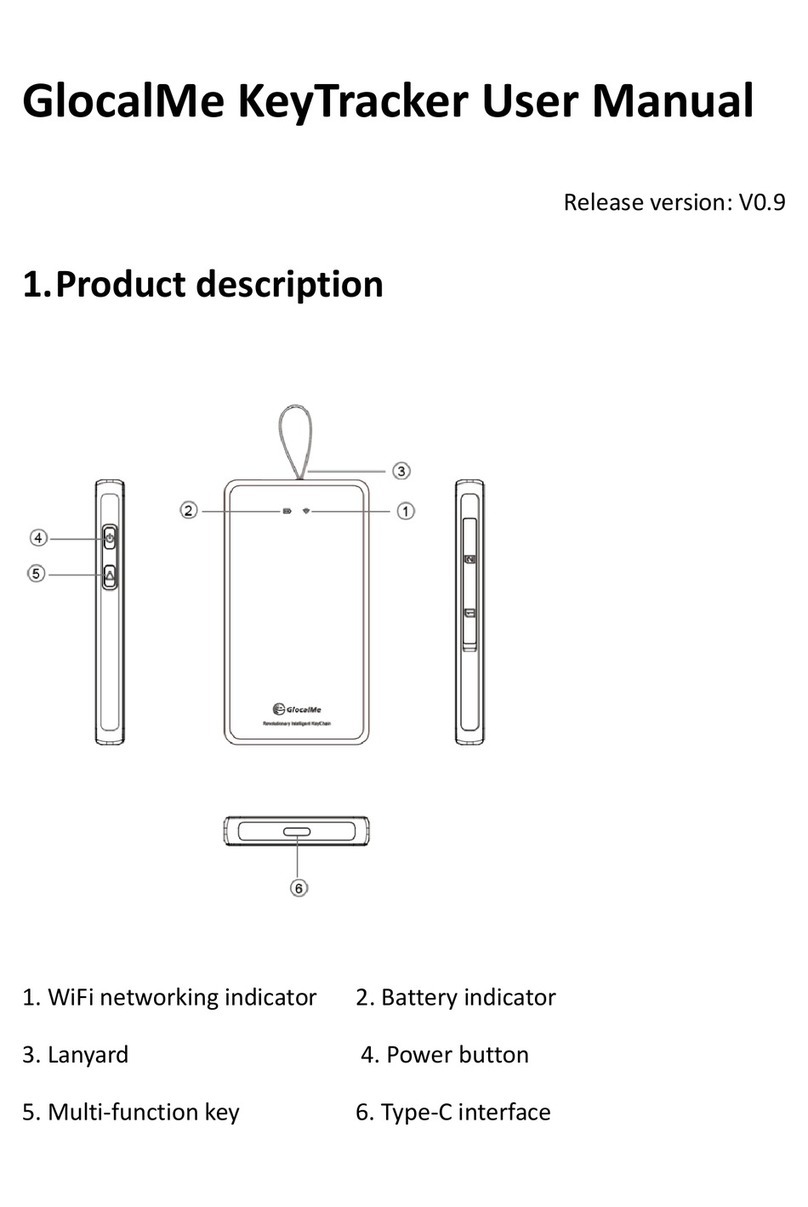 GlocalMe KeyTracker User manual