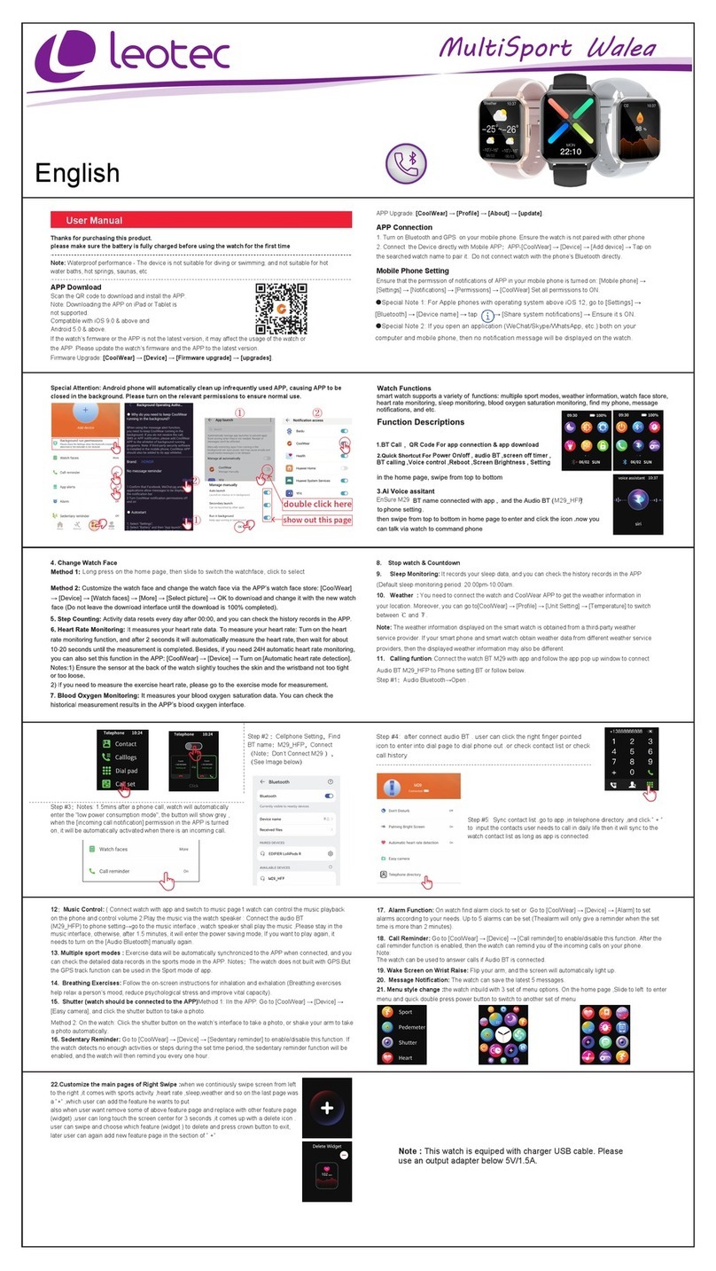 Leotec MultiSport Walea user manual