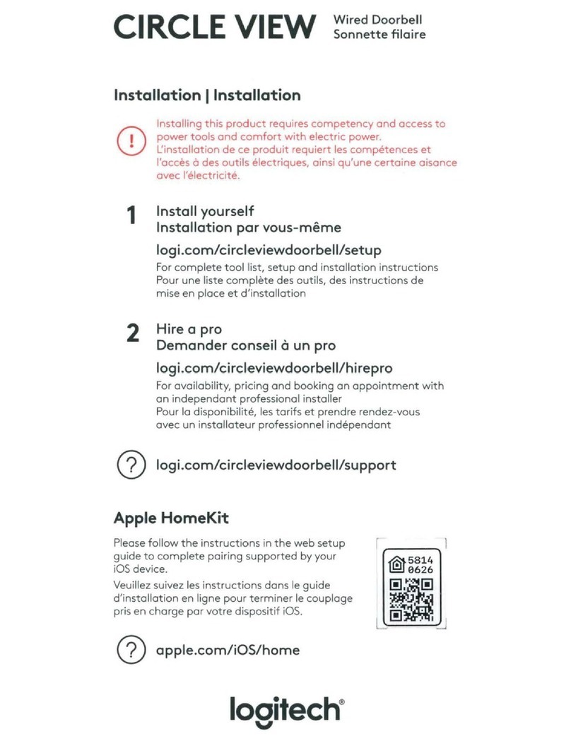 Logitech Circle view 596CIRC484 User manual