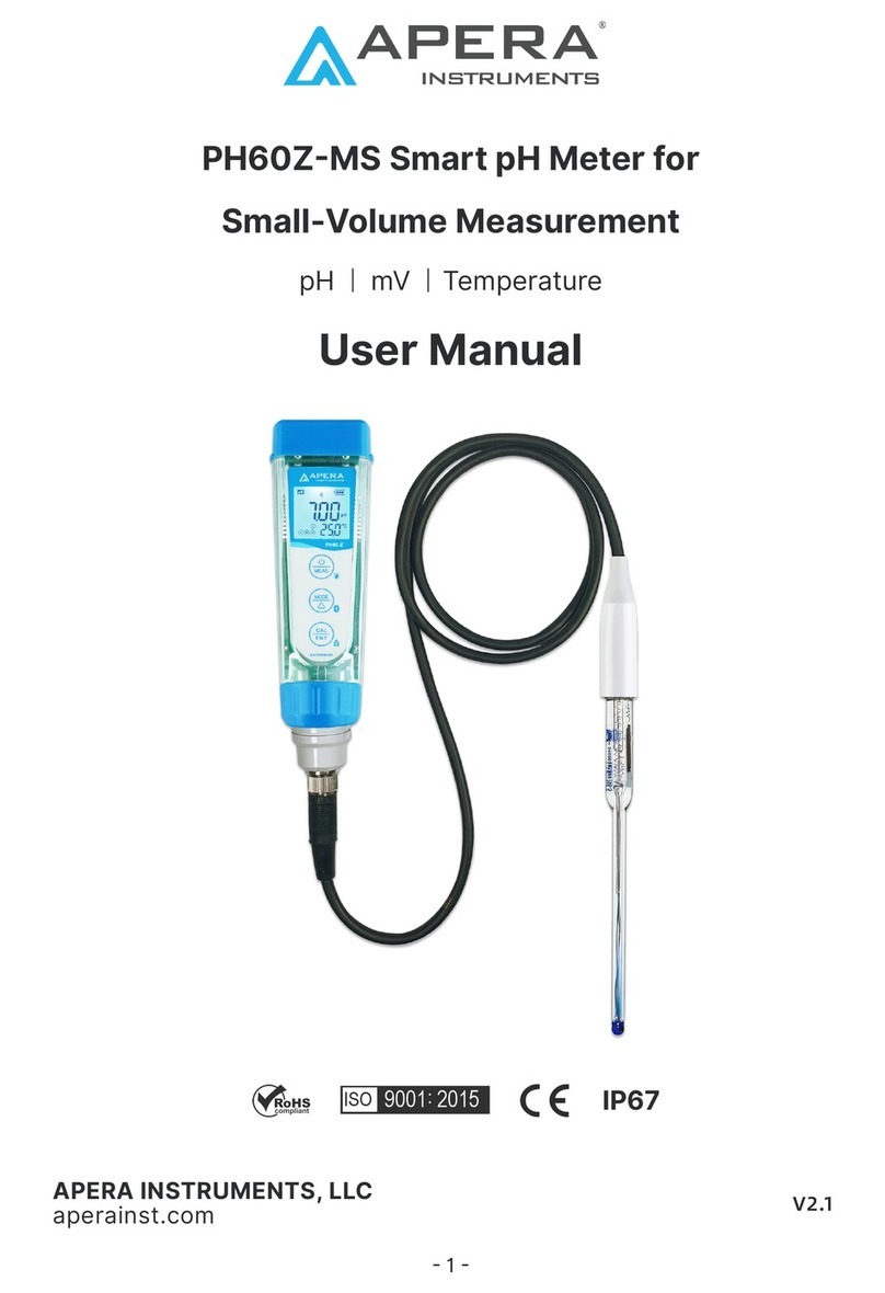 Apera Instruments PH60Z-MS user manual