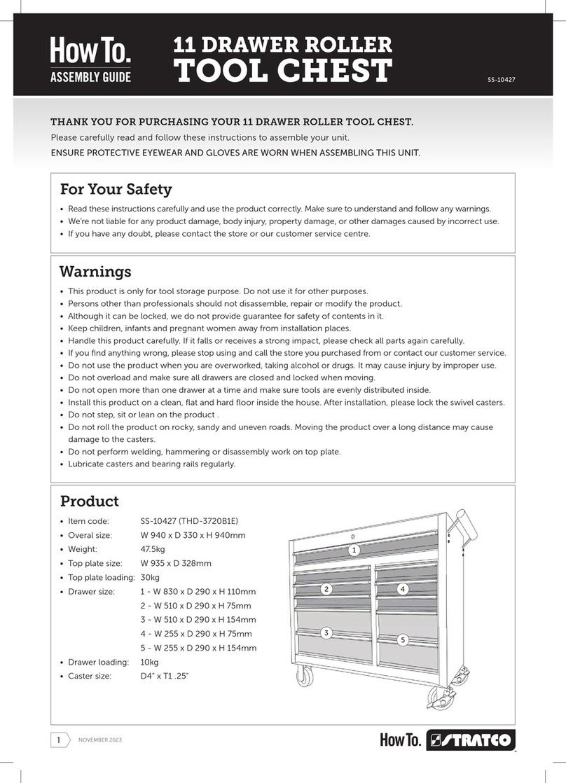 Stratco SS-10427 Assembly guide