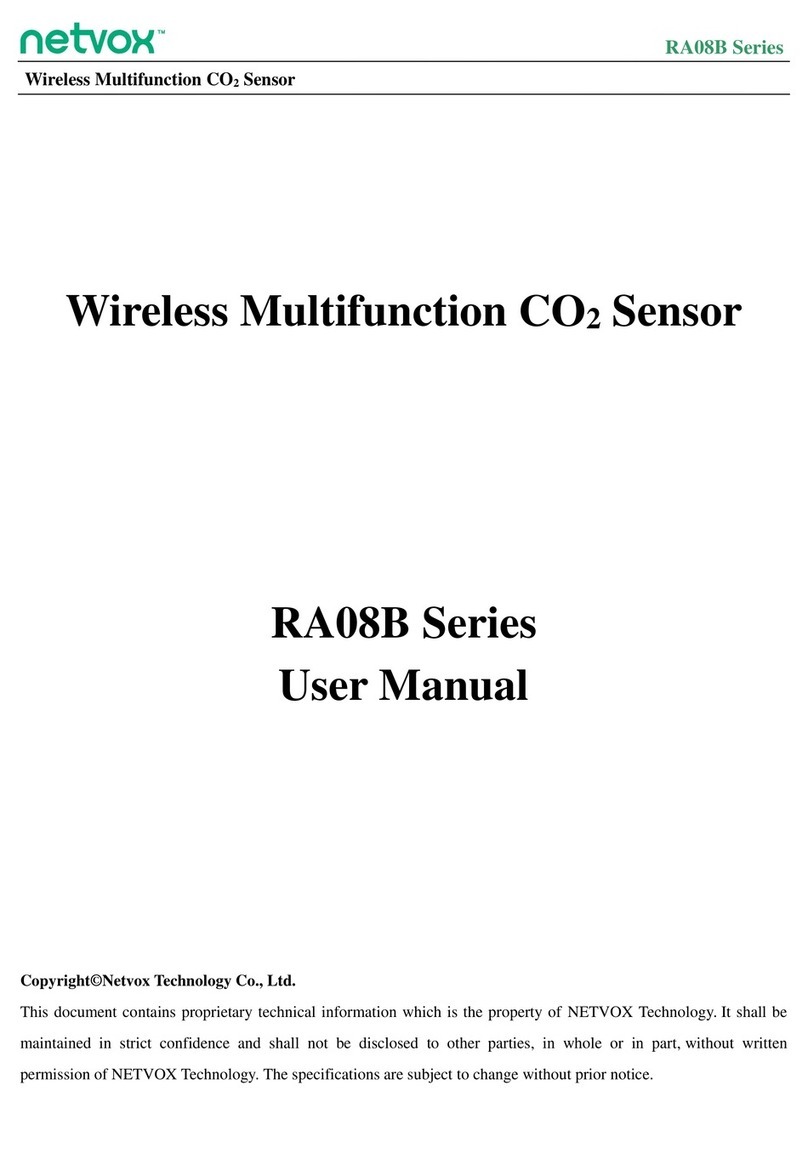 netvox RA08B Series user manual