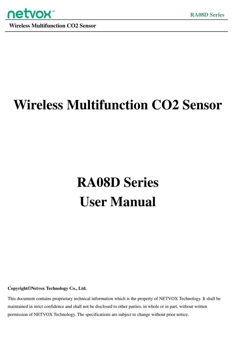 netvox RA08D Series user manual