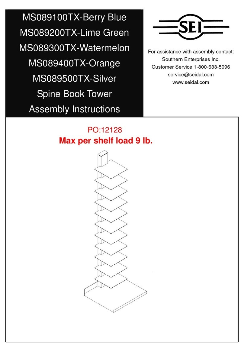 SEI MS089100TX-Berry Blue Assembly instructions