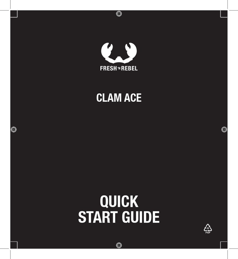 Fresh 'N Rebel CLAM ACE quick start guide